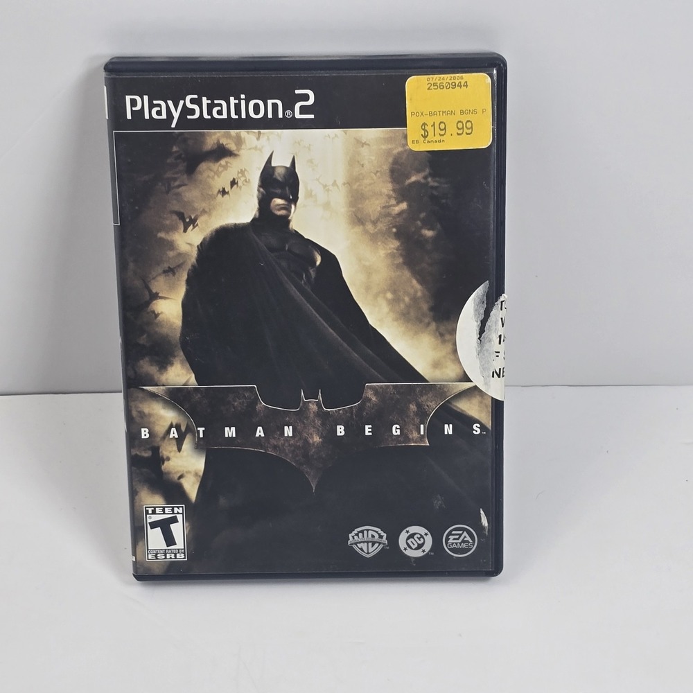 Batman Begins (PS2 Sony PlayStation 2, 2005) CIB Complete Game